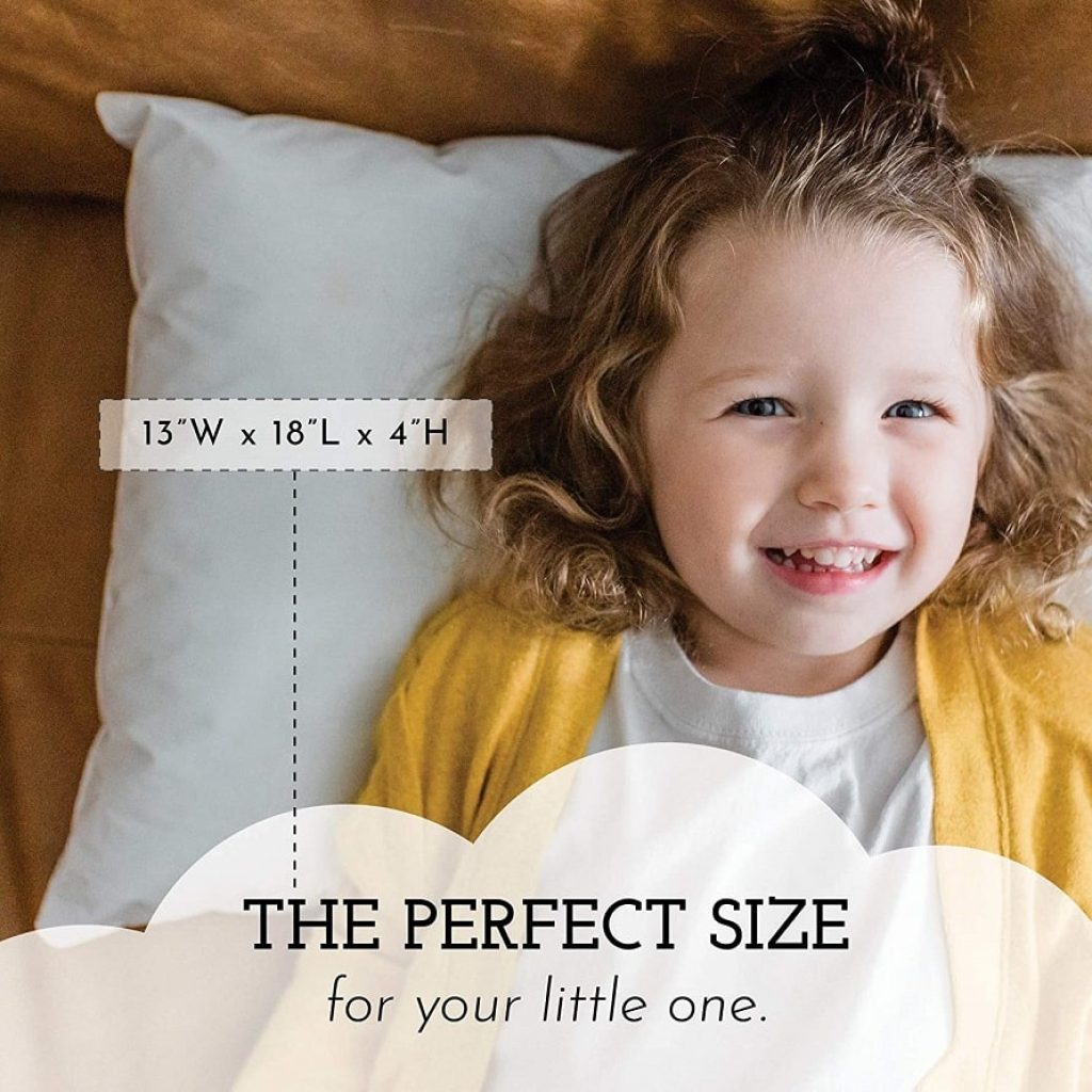 Easy-care Hypoallergenic Toddler Pillow: