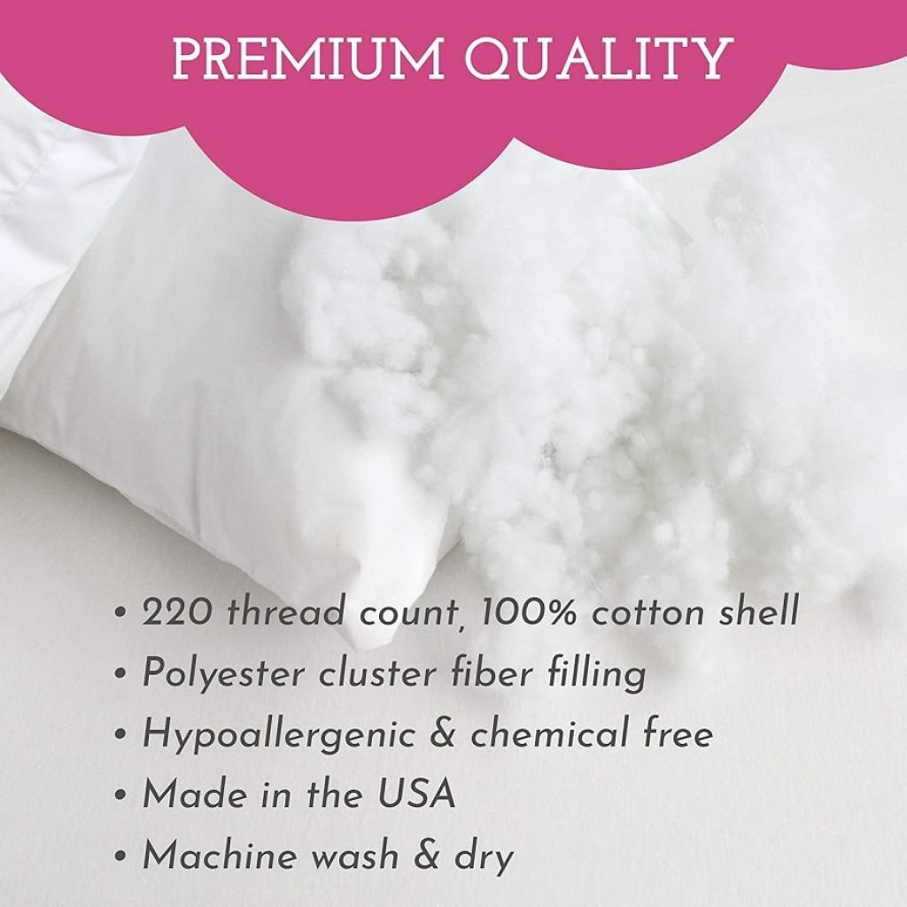 Easy-care Hypoallergenic Toddler Pillow: