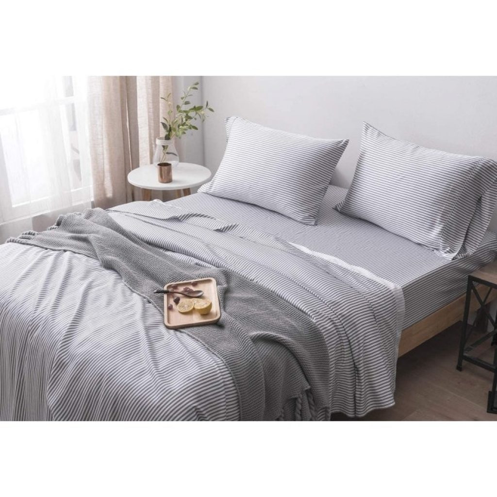 Oasis Fine Linens Island Bamboo Collection on bed