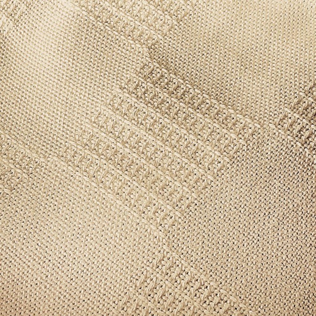 Utopia Bedding Premium Summer Cotton Blanket Queen Beige texture