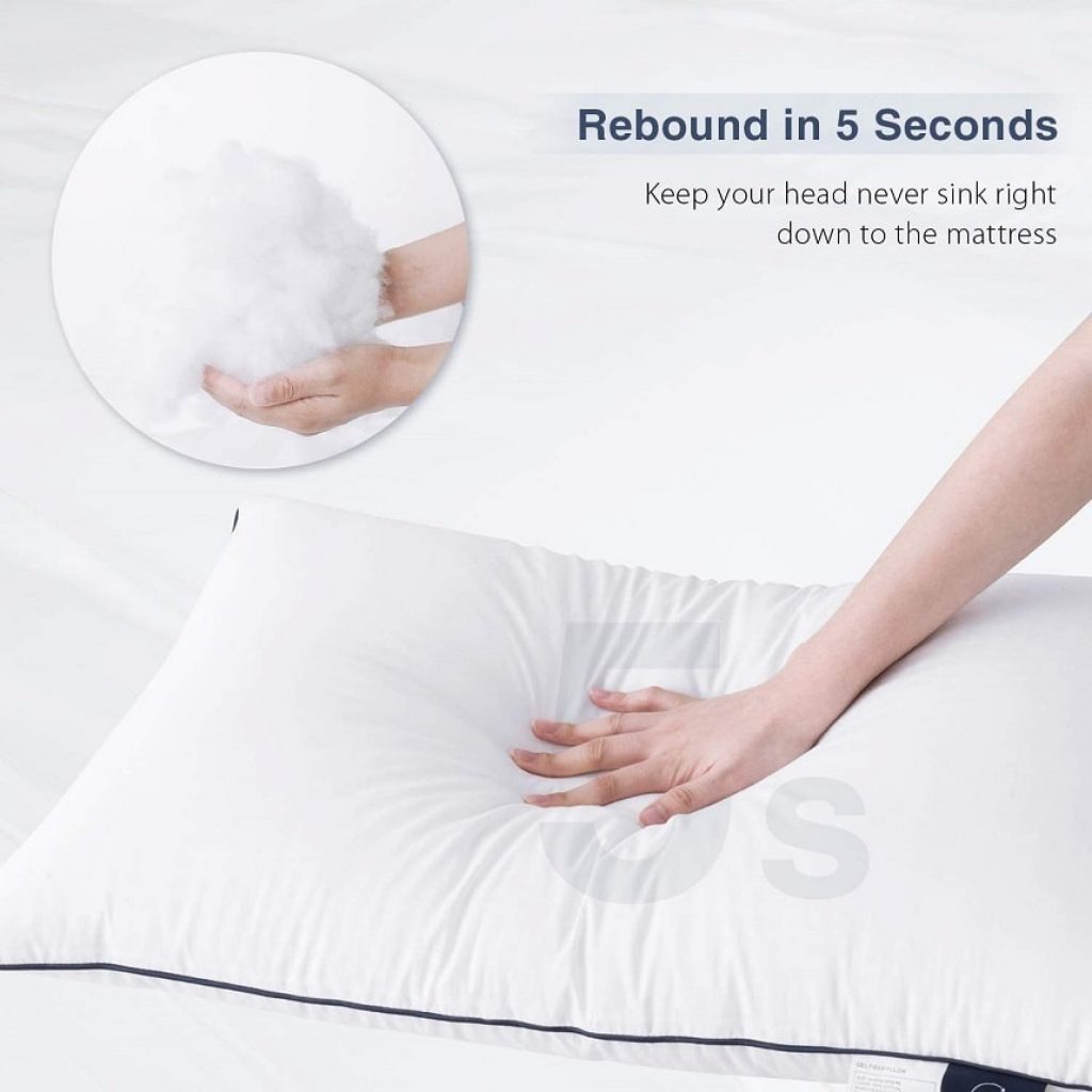Hypoallergenic Pillow for Side and Back Sleeper
