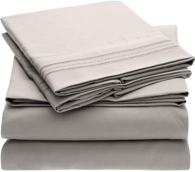 Mellanni Bed Sheet Set - Brushed Microfiber 1800 Bedding