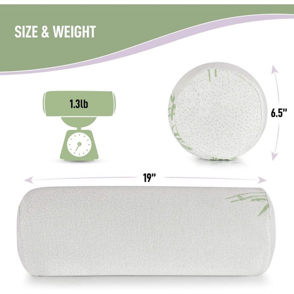 Healthex Cervical Neck Roll Pillow dimensions