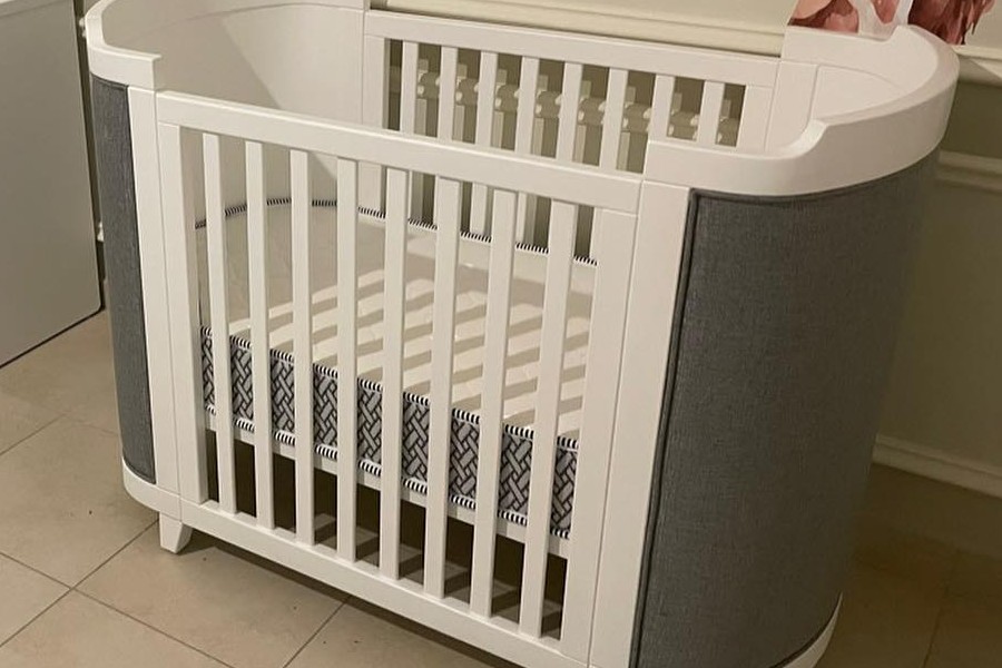 baby bed white color