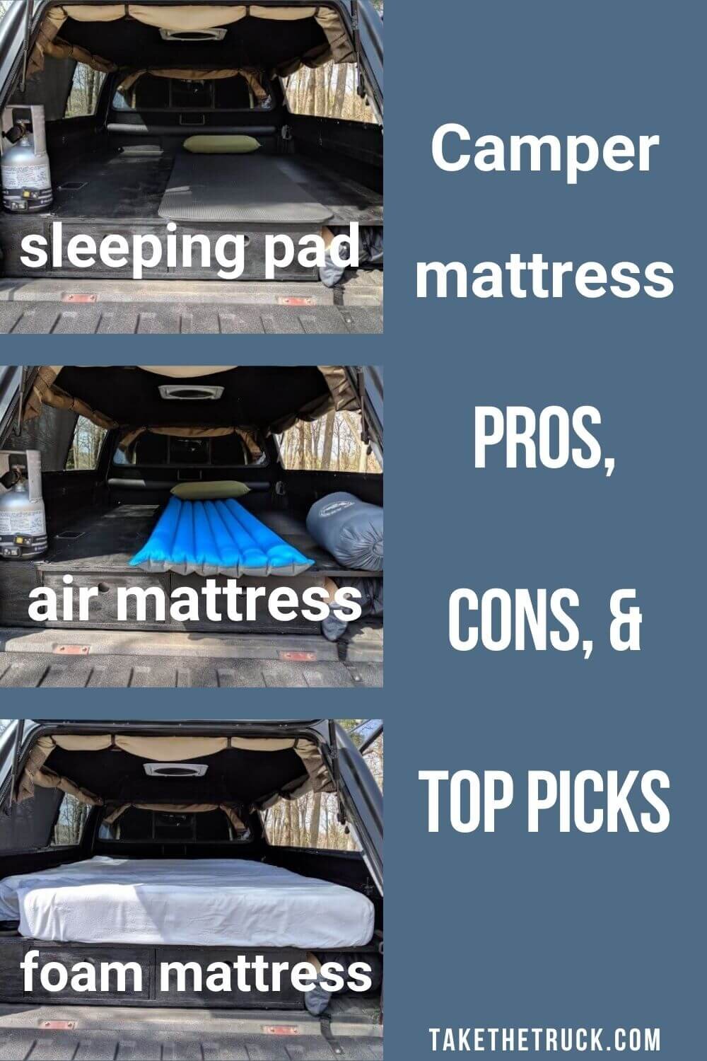 Factors For Choosing The Perfect Truck Mattress