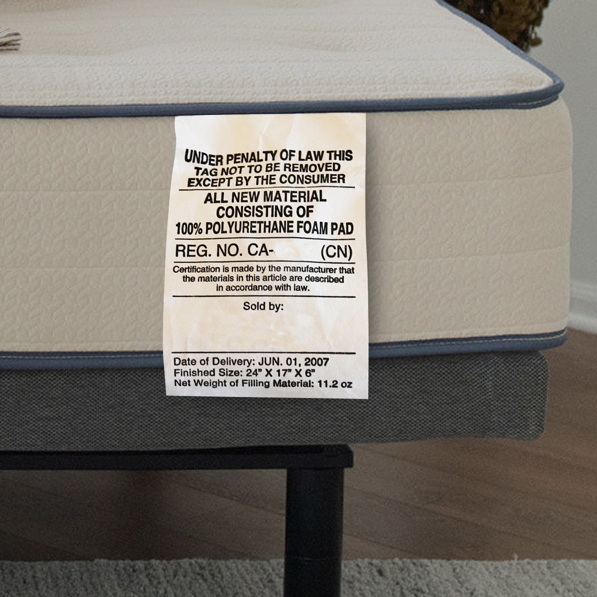 What To Do When The Mattress Tag Is Missing?